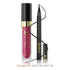 HUAMIANLI Matte Cosmetics Sets 12 Color Matte Liquid Lipstick Lip Gloss Waterproof Easy Wear Natural Black Eye Liner Pen Makeup