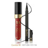HUAMIANLI Matte Cosmetics Sets 12 Color Matte Liquid Lipstick Lip Gloss Waterproof Easy Wear Natural Black Eye Liner Pen Makeup