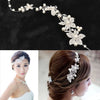 New is pure and fresh temperament gorgeous bride simulated pearl headdress flower headdress flower dress soft chain accessories