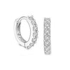 LNRRABC Hot Trendy Charming Women Round Loop Earrings Crystal Cooper Women Lady Girl Paved Big Hoop Earrings Popular Jewery