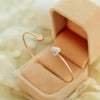 2016 New Korean Brand Design Bracelets for Women Delicate Simple Heart Statement Bracelet pulseras mujer