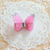 AOMU 2017 New Hair Pins Fashion 1pc 3D Yarn Butterfly Crystal Hair Clips for Women Bridal Wedding Party Hair Accessories pinza