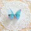AOMU 2017 New Hair Pins Fashion 1pc 3D Yarn Butterfly Crystal Hair Clips for Women Bridal Wedding Party Hair Accessories pinza