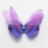 AOMU 2017 New Hair Pins Fashion 1pc 3D Yarn Butterfly Crystal Hair Clips for Women Bridal Wedding Party Hair Accessories pinza