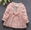 Newborn girls suit autumn and winter newborn baby baby clothing baby girl dress princess party christmas dress ballet dress