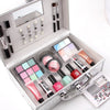 MISS ROSE colour makeup suits Universal cosmetic bag professional makeup artist Professional makeup box with brush mirror