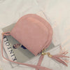 1Pcs Tassel Shoulder Bags Woman 2017 Women Style Messenger Bag Girl's Small  Bag Circular New Arrival