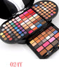 free shipping MISS ROSE make up cosmetic case makeup set of 90 colors matte shimmer eye shadow,blush powder and eyebrow,lipgloss