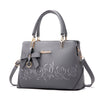 Ainvoev 2018  Europe fashion trend bag women handbag pu leather shoulder bag printing flowers crossbody bag female package a1834