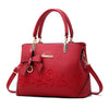 Ainvoev 2018  Europe fashion trend bag women handbag pu leather shoulder bag printing flowers crossbody bag female package a1834