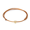 VEKNO Minimal Gold Lovely Heart Bracelet Handmade Jewelry Multicolor Rope Adjustable String Lucky Bracelet For Women Children