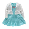 Brand 2018 summer baby girl set ,0-24M 100% cotton baby girls clothes summer flower girl dress , 2 pc/set baby dresses for girls