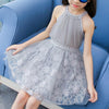 2017 Baby Flower Girl Dresses Princess Lace Wedding Party Pageant Formal Dress Kids Prom Homecoming Tulle Dresses 2-10Y