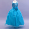 2018 Spring Summer Baby Infant Girls Dress Long Flower New Girl Dresses Sequin Princess Dress Weddings Party Dress H5F0