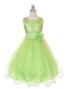 2018 Spring Summer Baby Infant Girls Dress Long Flower New Girl Dresses Sequin Princess Dress Weddings Party Dress H5F0