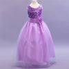 2018 Spring Summer Baby Infant Girls Dress Long Flower New Girl Dresses Sequin Princess Dress Weddings Party Dress H5F0
