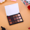 Popfeel Eyeshadow Palette Set Mini Makeup 15-Colors Matte Makeup Case Female Lady