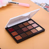 Popfeel Eyeshadow Palette Set Mini Makeup 15-Colors Matte Makeup Case Female Lady