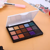 Popfeel Eyeshadow Palette Set Mini Makeup 15-Colors Matte Makeup Case Female Lady