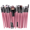 20Pcs Cosmetic Brushes Pro Powder Foundation Eyeshadow Eyeliner Lip Makeup Set Makeup Eyeshadow Foundation Concealer Brushes