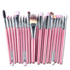 20Pcs Cosmetic Brushes Pro Powder Foundation Eyeshadow Eyeliner Lip Makeup Set Makeup Eyeshadow Foundation Concealer Brushes