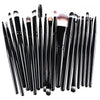 20Pcs Cosmetic Brushes Pro Powder Foundation Eyeshadow Eyeliner Lip Makeup Set Makeup Eyeshadow Foundation Concealer Brushes