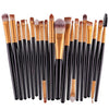 20Pcs Cosmetic Brushes Pro Powder Foundation Eyeshadow Eyeliner Lip Makeup Set Makeup Eyeshadow Foundation Concealer Brushes