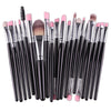 20Pcs Cosmetic Brushes Pro Powder Foundation Eyeshadow Eyeliner Lip Makeup Set Makeup Eyeshadow Foundation Concealer Brushes