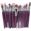 20Pcs Cosmetic Brushes Pro Powder Foundation Eyeshadow Eyeliner Lip Makeup Set Makeup Eyeshadow Foundation Concealer Brushes