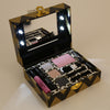 Miss Rose Make Up Gift Box Light Up Travel Makeup Set Eyeshadow Blusher Eyeliner Mascara Eyeliner with Instruction