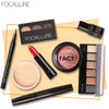 FOCALLURE Makup Tool Kit 8 PCS Must Have Cosmetics Including Eyeshadow Lipstick With Makeup Bag