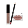 2018 Matte Lipstick Long Lasting Waterproof Liquid Lip Gloss and Lip Liner Makeup Set