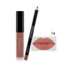 2018 Matte Lipstick Long Lasting Waterproof Liquid Lip Gloss and Lip Liner Makeup Set