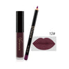2018 Matte Lipstick Long Lasting Waterproof Liquid Lip Gloss and Lip Liner Makeup Set