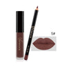 Matte Lipstick Long Lasting Waterproof Liquid Lip Gloss and Lip Liner Makeup Set