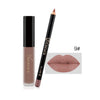 Matte Lipstick Long Lasting Waterproof Liquid Lip Gloss and Lip Liner Makeup Set