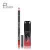Pudaier 2Pcs/set Lip Makeup Set Matte Velvet Liquid lipstick Cosmetic Moisture Lip Gloss Long Lasting Lip Liner pencil Kit RS2