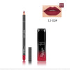 Pudaier 2Pcs/set Lip Makeup Set Matte Velvet Liquid lipstick Cosmetic Moisture Lip Gloss Long Lasting Lip Liner pencil Kit RS2