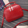 2017 Luxury Handbag PU Leather Double Zipper Women Bag With Triangle Shell Shape Messenger Bags Crossbody Shoulder Bag Lady Tote