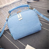2017 Luxury Handbag PU Leather Double Zipper Women Bag With Triangle Shell Shape Messenger Bags Crossbody Shoulder Bag Lady Tote