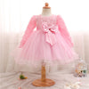 Newborn Baby Girl Dress Big Bow Baptism Dresses for Girls 1 2 year Birthday Outfits Toddler Children Kids Clothes Vestido Bebes