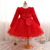 Newborn Baby Girl Dress Big Bow Baptism Dresses for Girls 1 2 year Birthday Outfits Toddler Children Kids Clothes Vestido Bebes