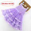 Artishare Girls Dress Summer Flower Kids Girls Dresses Vestidos Wedding Party With Bow Teenage Baby Clothes Birthday Clothing