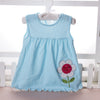 Baby girl Dress 2017 summer girls dresses style infantile Dress hot sale baby girl clothes Summer flower style dress low price
