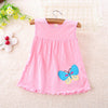 Baby girl Dress 2017 summer girls dresses style infantile Dress hot sale baby girl clothes Summer flower style dress low price