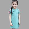 Summer Dresses For Girls Cotton Children Clothing Flower Embroidery Girl Dress Teenage Kids Girls Dresses Baby Clothes