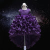 Flower Girl Dovetail Dress For Wedding Baby 2-14years Birthday Outfits Children's Girls First Communion Dresses Kids Party Wear