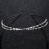 Miallo Wedding Bridal Tiara for Bride Fashion Rhinestone Tiara Crown Princess Hair Jewelry Accessories Rim for Hair for Women