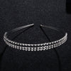 Miallo Wedding Bridal Tiara for Bride Fashion Rhinestone Tiara Crown Princess Hair Jewelry Accessories Rim for Hair for Women
