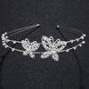 Miallo Wedding Bridal Tiara for Bride Fashion Rhinestone Tiara Crown Princess Hair Jewelry Accessories Rim for Hair for Women
